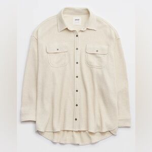 Aerie LumberJane Waffle Shirt